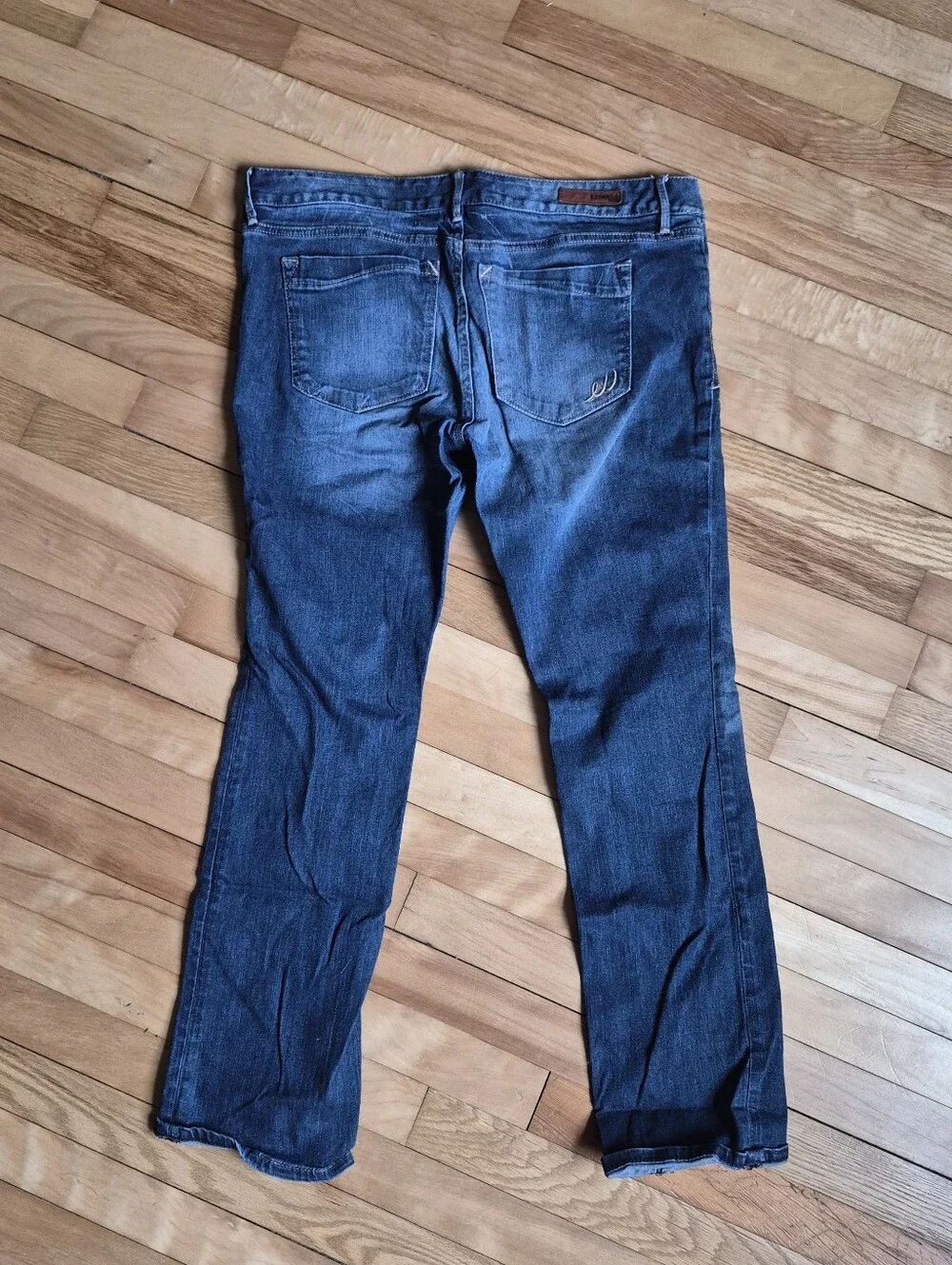 Express Low Rise Straight Leg Jeans - Picture 9 of 14